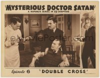 8d711 MYSTERIOUS DOCTOR SATAN chapter 6 LC 1940 mad scientist Eduardo Ciannelli with poison bottle!