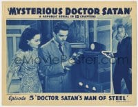 8d710 MYSTERIOUS DOCTOR SATAN chapter 5 LC 1940 Robert Wilcox, Doctor Satan's Man of Steel!