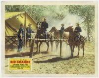 8d789 RIO GRANDE LC #4 1950 John Wayne & men on horseback, directed by John Ford!