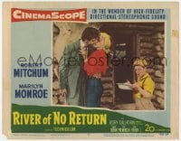 8d790 RIVER OF NO RETURN LC #8 1954 sexy Marilyn Monroe, Rory Calhoun, Tommy Rettig, Preminger