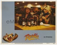 8d795 ROADIE LC #2 1980 Meat Loaf & Debbie Harry from Blondie with lots of empty Budweiser beers!
