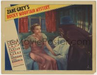 8d798 ROCKY MOUNTAIN MYSTERY LC 1935 Zane Grey, c/u of Kathleen Burke scared by masked man!