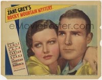 8d797 ROCKY MOUNTAIN MYSTERY LC 1935 Zane Grey, best c/u of Randolph Scott & young Ann Sheridan!