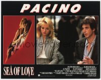 8d813 SEA OF LOVE LC 1989 close up of Al Pacino talking to pretty Ellen Barkin!