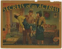 8d819 SECRETS OF AN ACTRESS LC 1938 Kay Francis by Ian Hunter carrying unconscious Isabel Jeans!