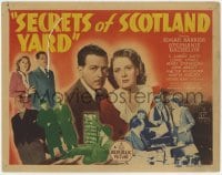 8d155 SECRETS OF SCOTLAND YARD TC 1944 does Stephanie Bachelor love a good man or a Nazi spy?