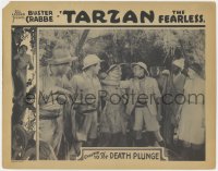 8d871 TARZAN THE FEARLESS chapter 10 LC 1933 Edward Woods in confrontation w/Arab man, Death Plunge!