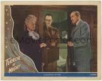8d879 TERROR BY NIGHT LC 1946 Basil Rathbone is Sherlock Holmes & Dennis Hoey as Inspector Lestrade!