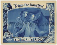 8d908 TIM TYLER'S LUCK chapter 3 LC 1937 Frankie Thomas, Universal serial, Into the Lion's Den!