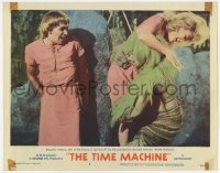 8d909 TIME MACHINE LC #3 1960 H.G. Wells, girl of the future Yvette Mimieux carried by Morlock!