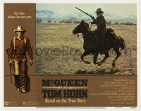 8d914 TOM HORN LC #5 1980 Steve McQueen with rifle drawn on his running horse!