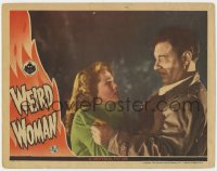 8d954 WEIRD WOMAN LC 1944 c/u of Lon Chaney Jr. grabbing Anne Gwynne, Universal Inner Sanctum!