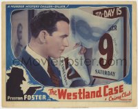 8d959 WESTLAND CASE LC R1942 c/u of Preston Foster by calendar counting the days to Doomsday!