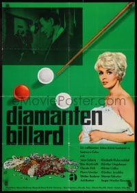 8f002 DIAMONDS ARE BRITTLE Austrian 1965 Nicolas Gessner's Un milliard dans un billard, Jean Seberg