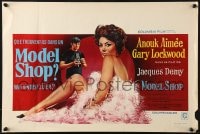 8f060 MODEL SHOP Belgian 1969 Jacques Demy, Gary Lockwood, super sexy Anouk Aimee!