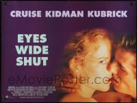 8f836 EYES WIDE SHUT British quad 1999 Stanley Kubrick, romantic c/u of Tom Cruise & Nicole Kidman!