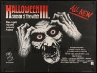 8f855 HALLOWEEN III British quad 1982 Season of the Witch, the night no one comes home, different!