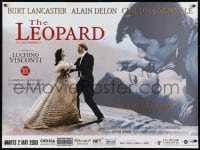 8f873 LEOPARD advance British quad R2003 Luchino Visconti's Il Gattopardo, Lancaster & Claudia Cardinale!