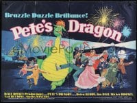 8f913 PETE'S DRAGON British quad 1978 Walt Disney animation/live action, different montage of Elliott!