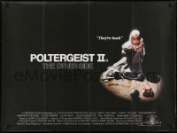 8f920 POLTERGEIST II British quad 1986 Heather O'Rourke, The Other Side, they're back!