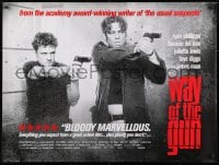 8f990 WAY OF THE GUN DS British quad 2000 cool image of Ryan Phillippe and Benicio Del Toro!