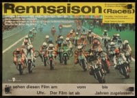 8f582 RACES East German 11x16 1985 motorcycle superbike, completely different race image!