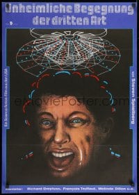 8f471 CLOSE ENCOUNTERS OF THE THIRD KIND East German 23x32 1984 Spielberg sci-fi classic!