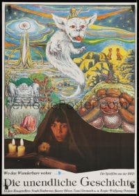 8f514 NEVERENDING STORY East German 23x32 1989 Wolfgang Petersen, completely different fantasy!