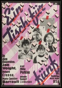 8f530 TABLE FOR FIVE East German 23x32 1984 Jon Voight, Richard Crenna, Marie-Christine Barrault