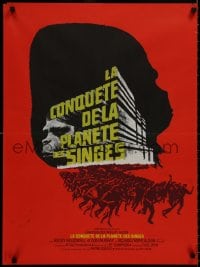 8f289 CONQUEST OF THE PLANET OF THE APES French 23x31 1972 Roddy McDowall, the revolt of the apes!