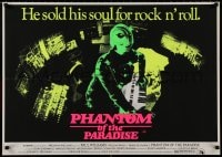 8f089 PHANTOM OF THE PARADISE German 1974 Brian De Palma, he sold his soul for rock n' roll!
