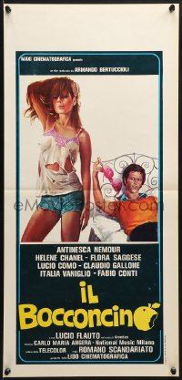 8f761 TITBIT Italian locandina 1976 Il Bocconcino, Romano Scandariato, great sexy art!