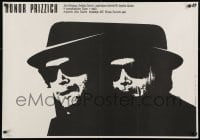 8f441 PRIZZI'S HONOR Polish 27x38 1986 great different art of Jack Nicholson by Wasilewski!