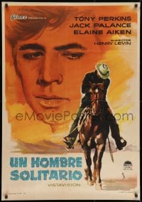 8f109 LONELY MAN Spanish 1961 Elaine Aiken, Jack Palance, Anthony Perkins, Henry Levin western!