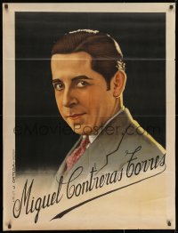 8f112 MIGUEL CONTRERAS TORRES Spanish 1930s cool close-up smiling publicity portrait!