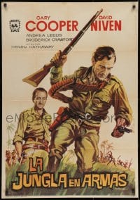 8f117 REAL GLORY Spanish R1964 Gary Cooper, the story of a U.S. Army doctor's adventures!
