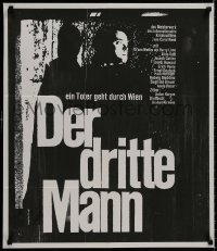 8f053 THIRD MAN Swiss R1980s artistic images of Orson Welles in doorway, classic film noir!