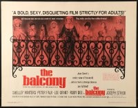 8g484 BALCONY 1/2sh 1963 Jean Genet's erotic world where men's strange desires are fulfilled!