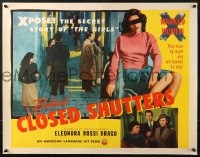 8g495 BEHIND CLOSED SHUTTERS 1/2sh 1950 Persiane Chiuse, the secret story of sexy girls!