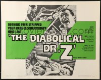 8g593 DIABOLICAL DR Z 1/2sh 1966 director Jess Franco strips your nerves screamingly raw!