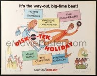 8g596 DISK-O-TEK HOLIDAY 1/2sh 1966 English rock & roll, Bachelors, Freddie & the Dreamers!