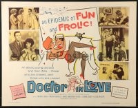 8g603 DOCTOR IN LOVE 1/2sh 1961 an epidemic of fun & frolic 11 out of 10 doctors recommend!
