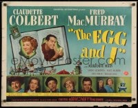 8g611 EGG & I 1/2sh 1947 Claudette Colbert, MacMurray, first Ma & Pa Kettle, by Betty MacDonald!