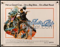 8g612 ELECTRA GLIDE IN BLUE style B 1/2sh 1973 cool art of motorcycle cop Robert Blake by Blossom!