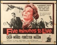 8g638 FIVE MINUTES TO LIVE 1/2sh 1961 first Johnny Cash, a woman's price drops fast!