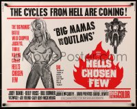 8g684 HELL'S CHOSEN FEW 1/2sh 1968 motorcycles from Hell are coming, real biker gangs!