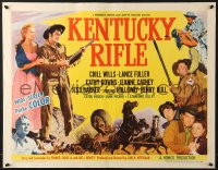 8g727 KENTUCKY RIFLE style A 1/2sh 1955 with his wits, weapons & women he faced victory or sudden death!