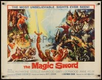 8g769 MAGIC SWORD 1/2sh 1961 Gary Lockwood wields the most incredible weapon ever!