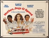 8g794 MOTHER, JUGS & SPEED style B 1/2sh 1976 art of sexy Raquel Welch, Bill Cosby & Harvey Keitel!