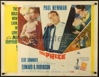 8g840 PRIZE 1/2sh 1963 Howard Terpning art of Paul Newman in suit and tie & sexy Elke Sommer!